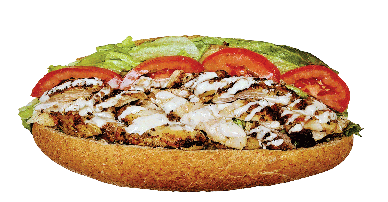 chicken shawarma sandwich